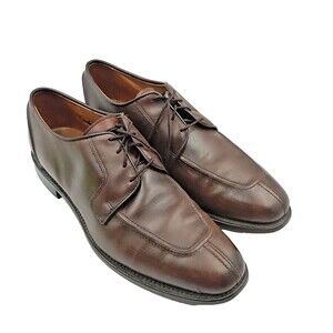Men's Allen Edmonds HANCOCK Dark Brown Leather Derby Dress Shoes Size US 11 B